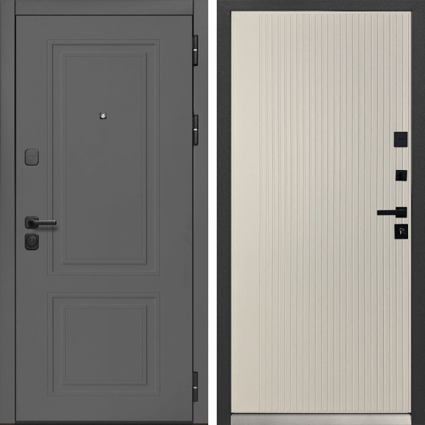 Входная дверь MXDoors MXK-2 Вертикаль Софт шампань