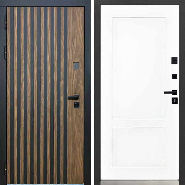Входная дверь MXDoors MXL-1 Лайн-2 Белый