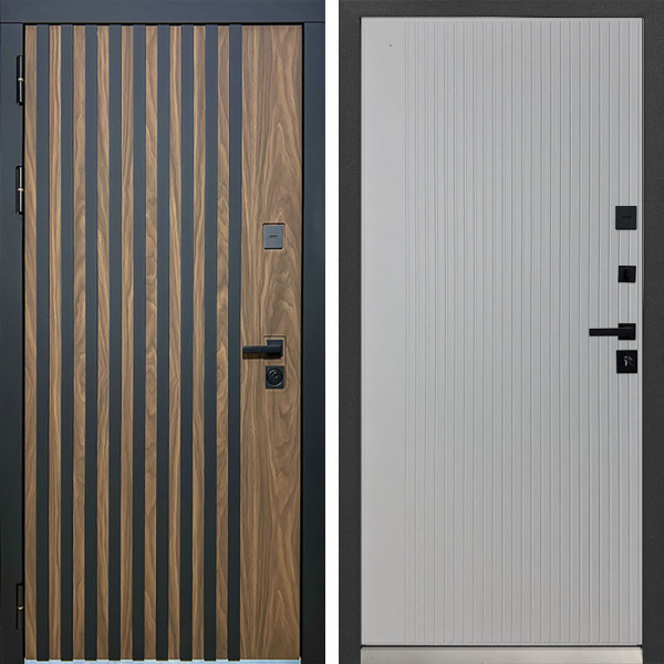 Входная дверь MXDoors MXL-1 Вертикаль Силк маус