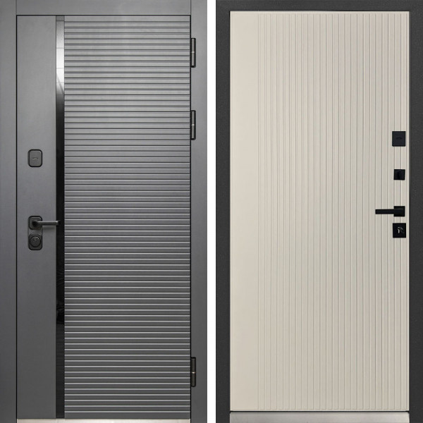 Входная дверь MXDoors MXM-6 Вертикаль Софт шампань
