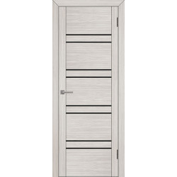 Дверь межкомнатная UniLine 30026 капучино велюр остекленная