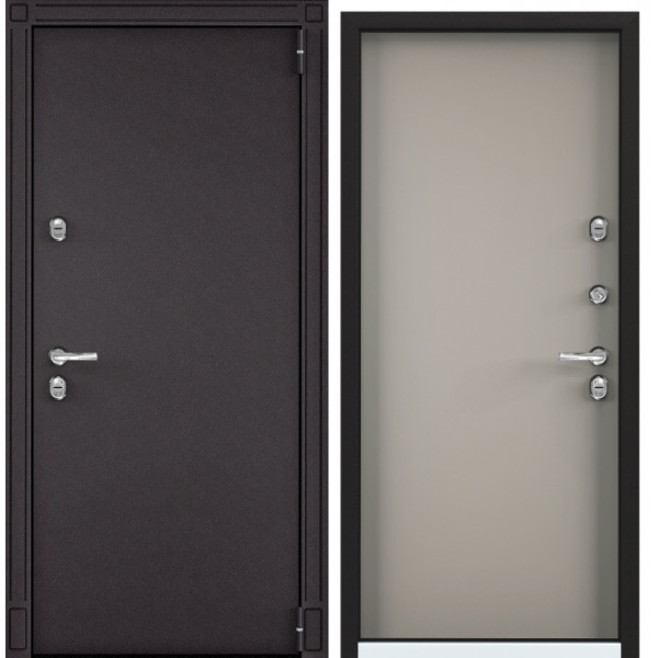 Дверь Torex SNEGIR 55 RAL 8019 —, Кремовый ликер —