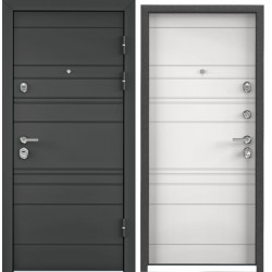 Дверь Torex ULTIMATUM-M PP Темный-пепел КВ-29, Белый КВ-29