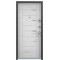 Дверь Torex DELTA-M 12 COMBO Черный шелк DL-1, Вельвет белый поперечный DPC-1W