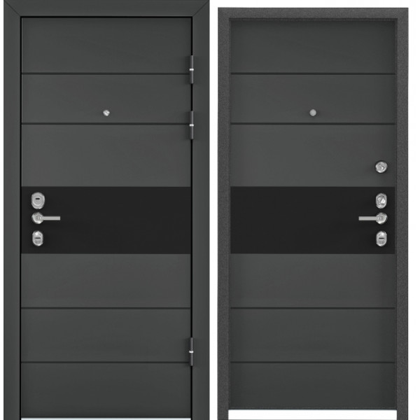 Дверь Torex ULTIMATUM-M CISA PP Темный-пепел КВ-42D, Темный-пепел КВ-42D