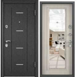 Дверь Torex DELTA-M 10 COMBO Черный шелк DL-1, Белый перламутр СК6М