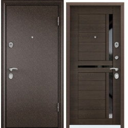 Дверь Torex DELTA-112 Медный антик —, CT Wood Dark Brown DC-2