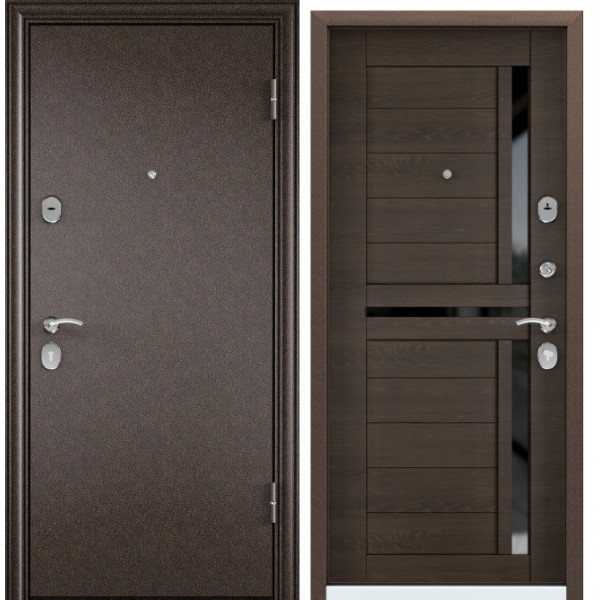 Дверь Torex DELTA-112 Медный антик —, CT Wood Dark Brown DC-2