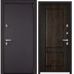 Дверь Torex SNEGIR 55 RAL 8019 —, Дуб мореный S55-NC-1