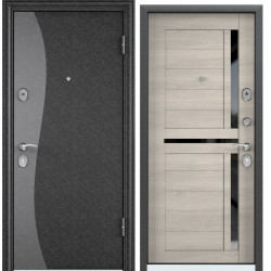 Дверь Torex DELTA-112 Черный шелк SP-8G, CT Wood Light Grey DC-2