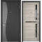 Дверь Torex DELTA-112 Черный шелк SP-8G, CT Wood Light Grey DC-2