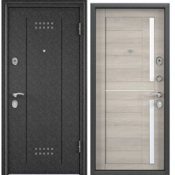 Дверь Torex DELTA-112 Черный шелк DL-2, CT Wood Light Grey DC-2