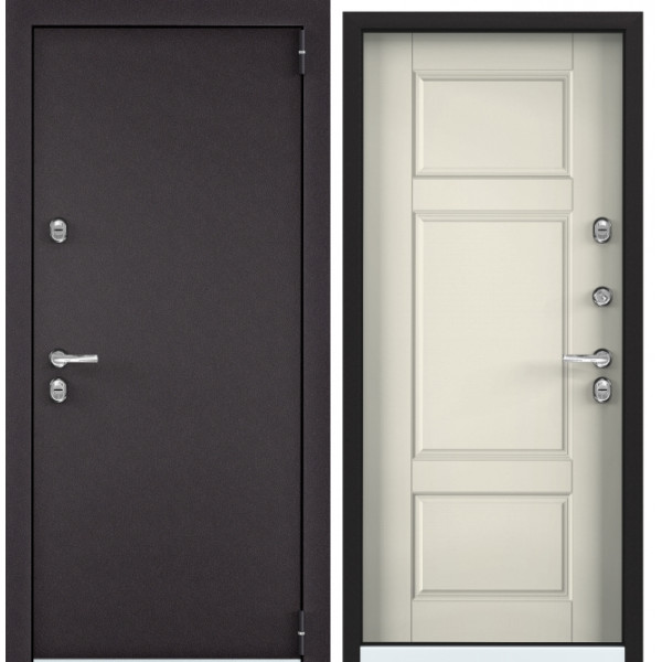 Дверь Torex SNEGIR 55 RAL 8019 —, Слоновая кость S55-UC-2