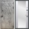 Входная дверь REX 23 Бетон Тёмный сб-16 белый ясень