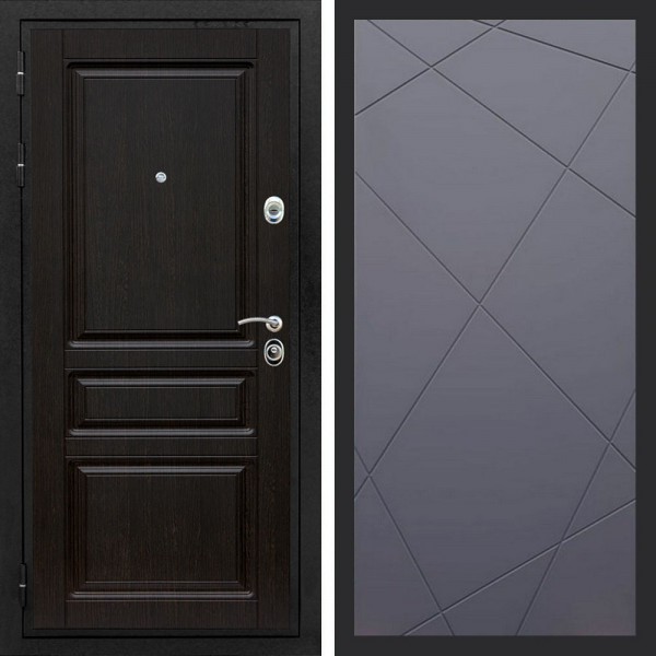 Входная дверь REX Премиум H венге ФЛ-291 силк титан