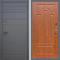 Входная дверь REX 14 силк титан фл-4 мореная берёза