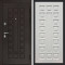 Входная дверь REX Сенат Кале ФЛ-183 белый ясень