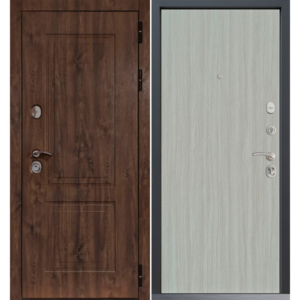 Входная дверь Command Doors Chalet 00 Белая лиственница