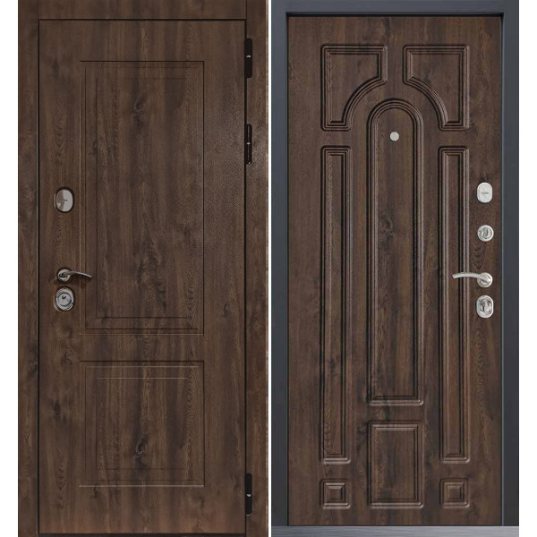 Входная дверь Command Doors Chalet 17.02 Темный Дуб