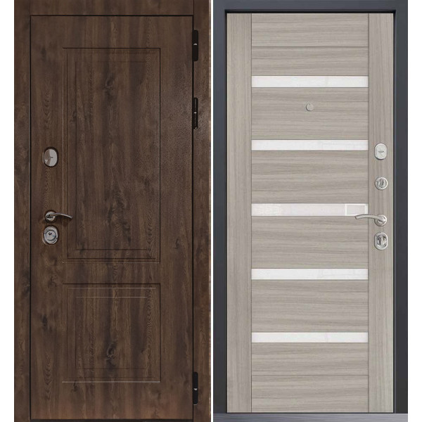 Входная дверь Command Doors Chalet 18SP Белая Лиственница