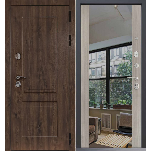 Входная дверь Command Doors Chalet 3Z Белая Лиственница
