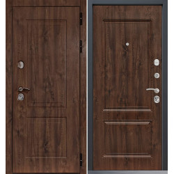 Входная дверь Command Doors Chalet 61 Темный дуб