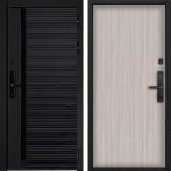 Входная дверь Command doors Cyber Horizon 00 Белая лиственница