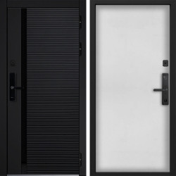 Входная дверь Command doors Cyber Horizon 00 Белый матовый