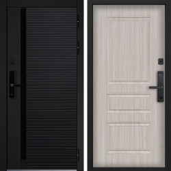 Входная дверь Command doors Cyber Horizon 02 Белая Лиственница