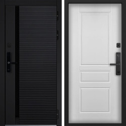 Входная дверь Command doors Cyber Horizon 02 Белый Матовый