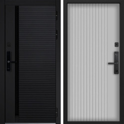 Входная дверь Command doors Cyber Horizon 03 Белый матовый