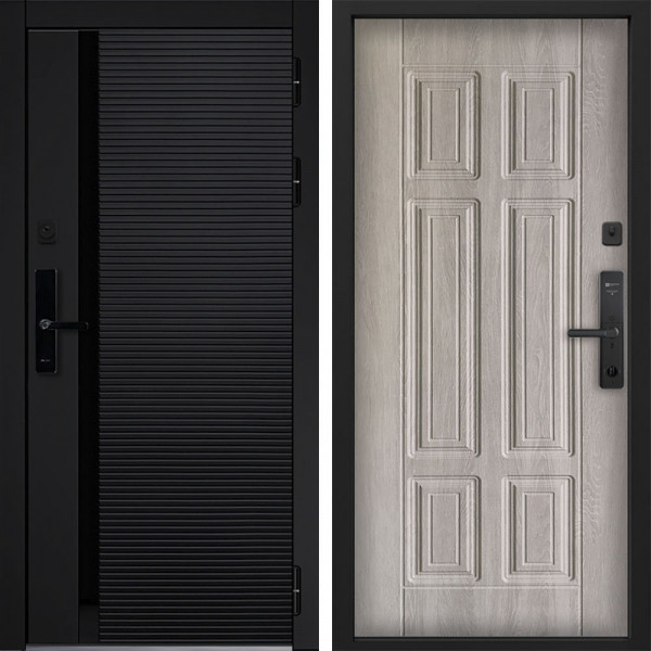Входная дверь Command doors Cyber Horizon 15 Дуб крем