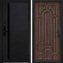 Входная дверь Command doors Cyber Horizon 17.02 Темный Дуб
