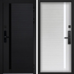 Входная дверь Command doors Cyber Horizon 30Б белый матовый