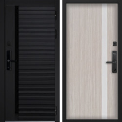 Входная дверь Command doors Cyber Horizon 6S Белая Лиственница