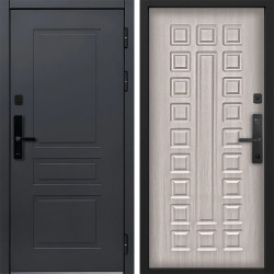 Входная дверь Command doors Cyber lord 01 Белая лиственница