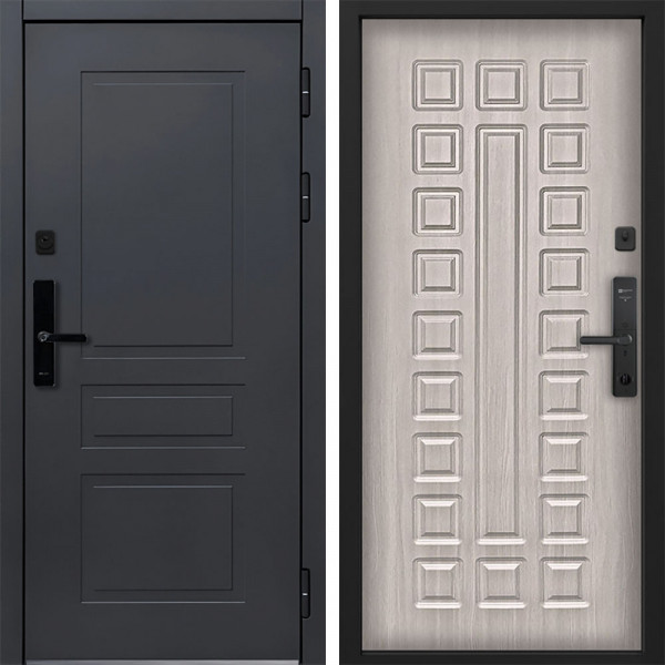 Входная дверь Command doors Cyber lord 01 Белая лиственница