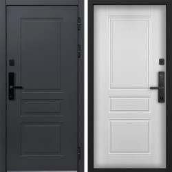 Входная дверь Command doors Cyber lord 02 Белый Матовый