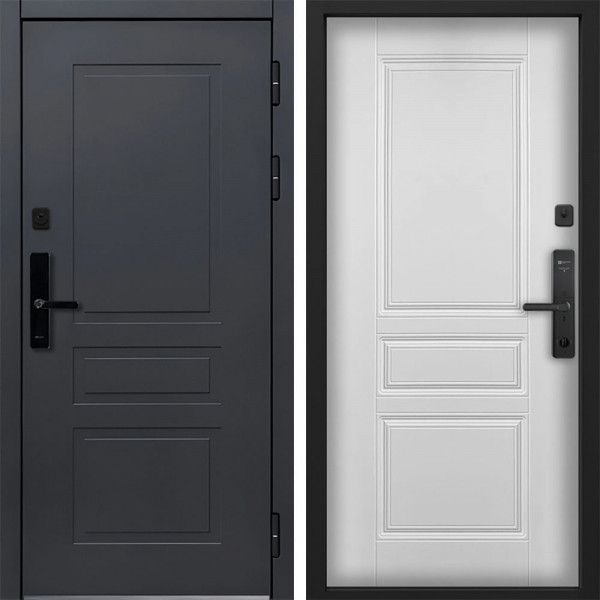 Входная дверь Command doors Cyber lord 02 Белый Матовый