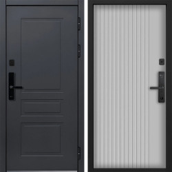 Входная дверь Command doors Cyber lord 03 Белый матовый
