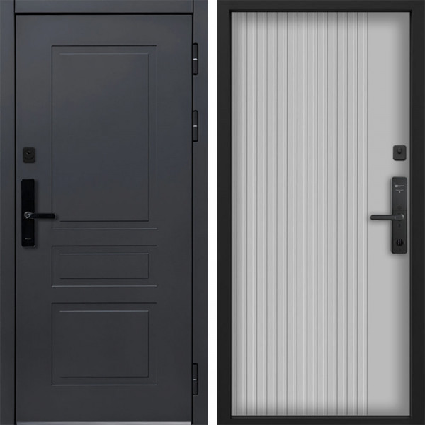 Входная дверь Command doors Cyber lord 03 Белый матовый