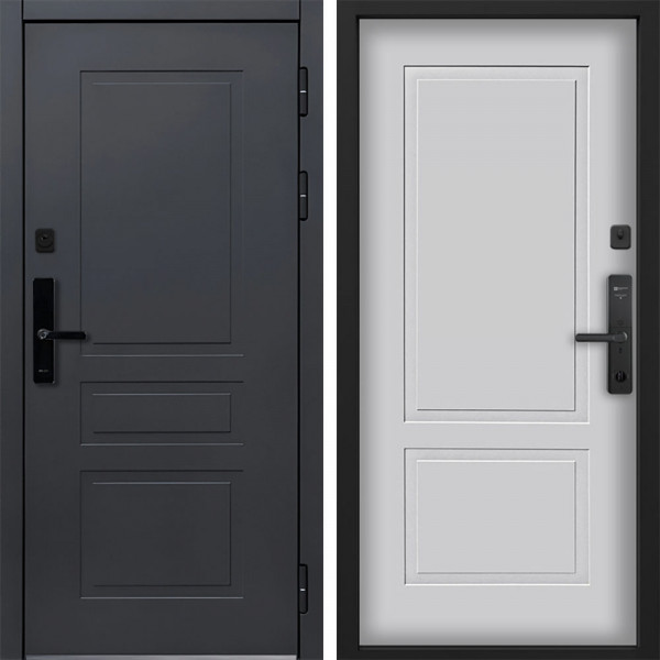 Входная дверь Command doors Cyber lord 05 Белый матовый