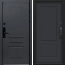 Входная дверь Command doors Cyber lord 05 Графит Серый