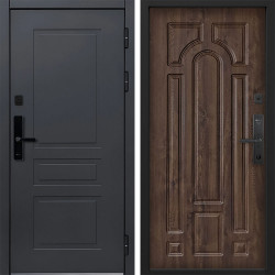Входная дверь Command doors Cyber lord 17.02 Темный Дуб