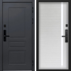 Входная дверь Command doors Cyber lord 30Б белый матовый