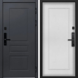 Входная дверь Command doors Cyber lord 38.02 Белый матовый