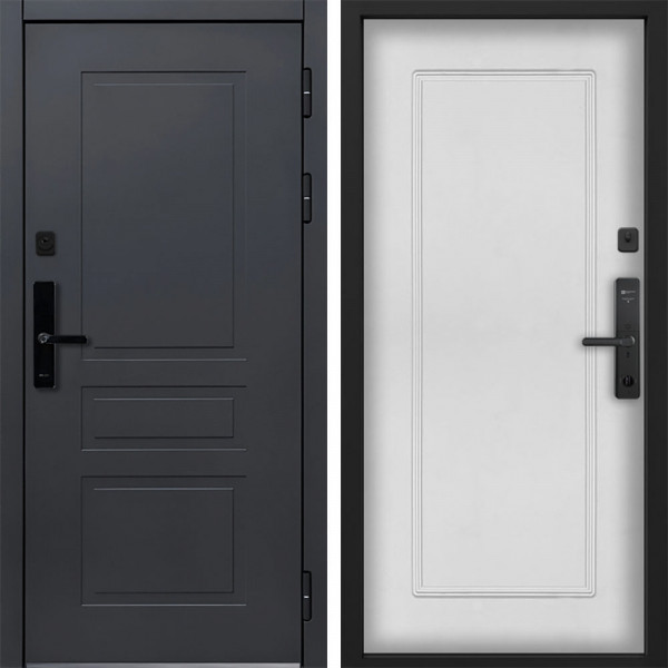 Входная дверь Command doors Cyber lord 38.02 Белый матовый