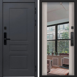 Входная дверь Command doors Cyber lord 3Z Белая Лиственница