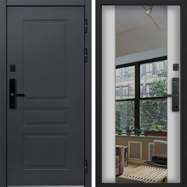 Входная дверь Command doors Cyber lord 3Z Белый Матовый