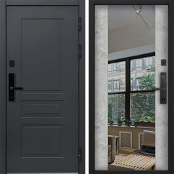 Входная дверь Command doors Cyber lord 3z бетон молочный